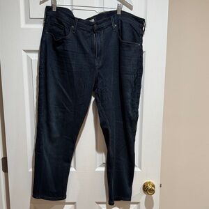PAIGE Men's Slim Straight Jeans in Dark Blue Federal Size 38